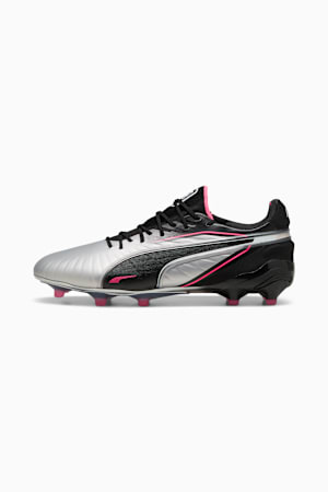 KING ULTIMATE FG/AG Football Boots Unisex, PUMA Silver-PUMA Black-Sun Struck-PUMA White, extralarge-GBR