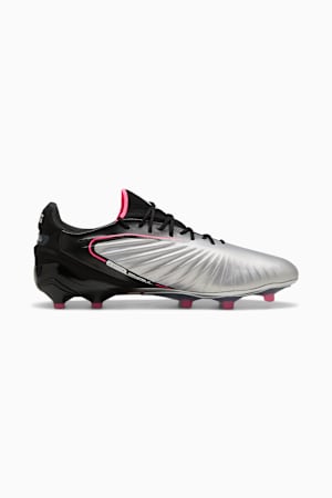 KING ULTIMATE FG/AG Football Boots Unisex, PUMA Silver-PUMA Black-Sun Struck-PUMA White, extralarge-GBR