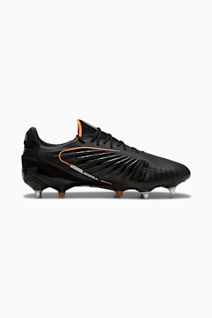 KING ULTIMATE MxSG Football Boots, PUMA Black-Heat Fire-PUMA Silver, extralarge-GBR