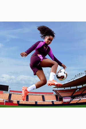 KING ULTIMATE FG/AG Football Boots Women, Glowing Red-PUMA White-Red Fire, extralarge-GBR