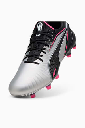 KING ULTIMATE FG/AG Football Boots Women, PUMA Silver-PUMA Black-Sun Struck-PUMA White, extralarge-GBR
