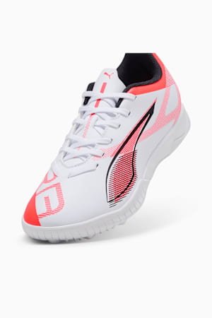 ULTRA 5 PLAY TT Football Boots Youth, PUMA White-PUMA Black-Glowing Red, extralarge-GBR