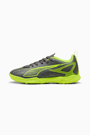 ULTRA 5 PLAY TT Football Boots Youth, Matte Aged Silver-Yellow Alert-Puma Aged Silver, extralarge-GBR