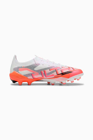 ULTRA 5 ULTIMATE AG Football Boots, PUMA White-PUMA Black-Glowing Red, extralarge-GBR