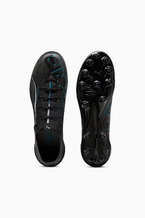 ULTRA 5 ULTIMATE AG Football Boots, PUMA Black-PUMA Silver-Bright Aqua, extralarge-GBR
