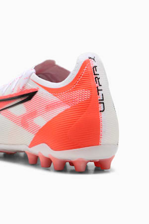 ULTRA 5 ULTIMATE MG Football Boots, PUMA White-PUMA Black-Glowing Red, extralarge-GBR