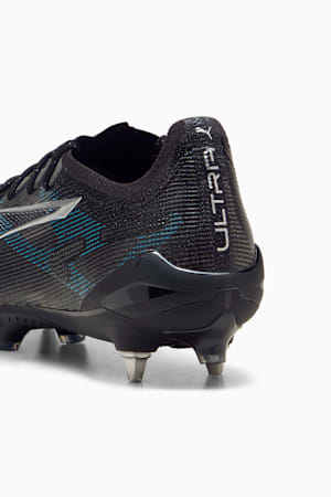 ULTRA 5 ULTIMATE MxSG Football Boots Unisex, PUMA Black-PUMA Silver-Bright Aqua, extralarge-GBR
