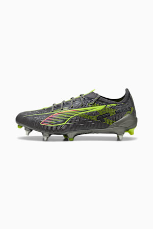 ULTRA 5 ULTIMATE MxSG Football Boots Unisex, Matte Aged Silver-Yellow Alert-Sun Struck, extralarge-GBR