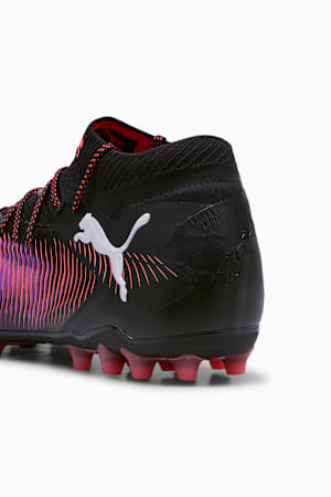 FUTURE 8 ULTIMATE MG Football Boots Unisex, PUMA Black-PUMA White-Glowing Red, extralarge-GBR