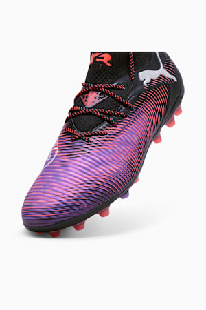 FUTURE 8 ULTIMATE MG Football Boots Unisex, PUMA Black-PUMA White-Glowing Red, extralarge-GBR