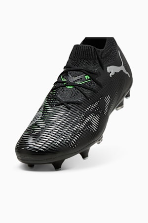 FUTURE 8 MATCH MxSG Football Boots Unisex, PUMA Black-Cool Light Gray-Fluo Green, extralarge-GBR