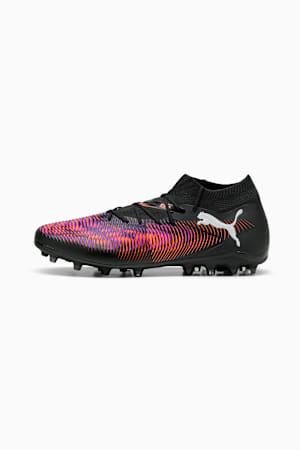 FUTURE 8 MATCH MG Football Boots Unisex, PUMA Black-PUMA White-Glowing Red, extralarge-GBR