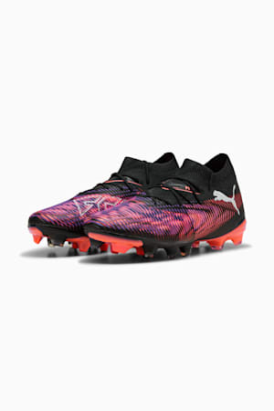 FUTURE 8 MATCH FG/AG Football Boots Women, PUMA Black-PUMA White-Glowing Red, extralarge-GBR