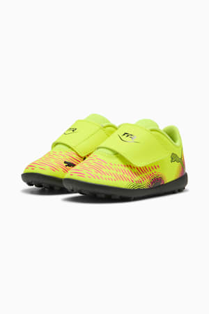 FUTURE 8 PLAY TT V Football Boots Kids, Yellow Alert-PUMA Black-Sun Struck, extralarge-GBR