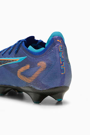 ULTRA 5 CARBON SPEED FG Football Boots Unisex, Vivid Blue-Heat Fire-Bright Aqua-PUMA Black, extralarge-GBR