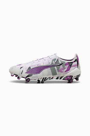 ULTRA 5 ULTIMATE FOREVER FG Football Boots Unisex, PUMA White-Pure Magenta-Feather Gray-PUMA Black, extralarge-GBR
