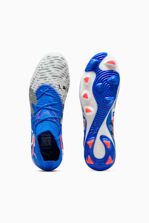 FUTURE 8 MATCH FOREVER FG/AG Football Boots Unisex, PUMA White-Ultra Blue-Feather Gray-PUMA Black-Glowing Red, extralarge-GBR