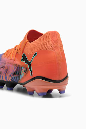 FUTURE 8 MATCH CREATIVITY FG/AG Football Boots Unisex, Orange Poppy-PUMA Black-Dark Amethyst-Electric Peppermint, extralarge-GBR