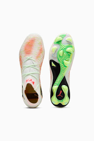 FUTURE 8 ULTIMATE LAUNCH FG Football Boots Unisex, PUMA White-PUMA Black-Lime Squeeze-Green Glare, extralarge-GBR