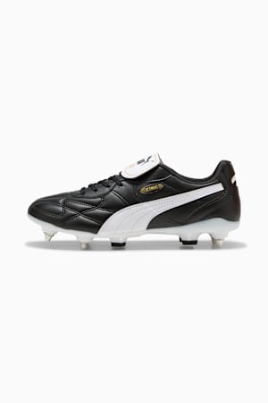 KING TOP MxSG Football Boots Unisex, PUMA Black-PUMA White-PUMA Gold, extralarge-GBR