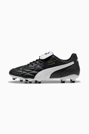 KING TOP FG/AG Football Boots Unisex, PUMA Black-PUMA White-PUMA Gold, extralarge-GBR