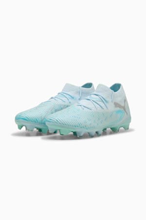 FUTURE 8 MATCH LIGHT UP FG/AG Football Boots Women, Icy Blue-Light Aqua-PUMA White-Lapis Lazuli-PUMA Silver, extralarge-GBR