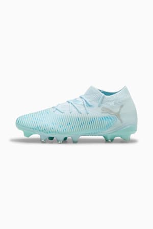 FUTURE 8 MATCH LIGHT UP FG/AG Football Boots Women, Icy Blue-Light Aqua-PUMA White-Lapis Lazuli-PUMA Silver, extralarge-GBR