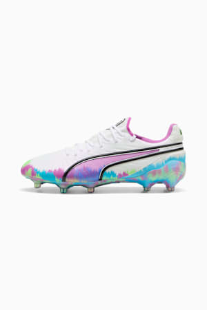 KING ULTIMATE FG/AG Football Boots Women, PUMA White-Clyde Royal-Pure Magenta-Fizzy Apple, extralarge-GBR