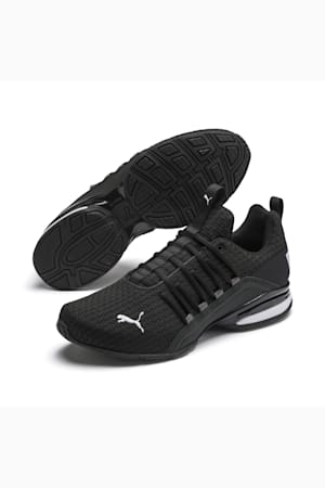 Axelion Block Men's Running Shoes, Puma Black-Puma White, extralarge-GBR