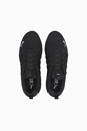 Puma pumagility men's running shoes grey/black/silver top
