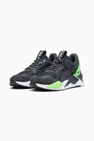 Mercedes-AMG Petronas F1® RS-X Textile Sneakers Unisex, PUMA Black-PUMA White-Fizzy Green, extralarge-GBR