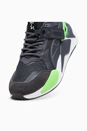 Mercedes-AMG Petronas F1® RS-X Textile Sneakers Unisex, PUMA Black-PUMA White-Fizzy Green, extralarge-GBR