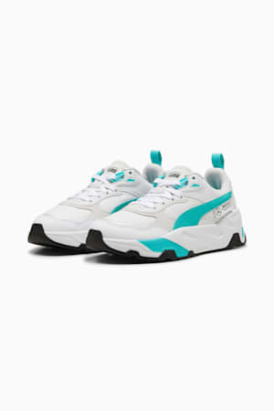 Mercedes-AMG Petronas F1® Trinity Sneakers Youth, PUMA White-Sheen Green, extralarge-GBR