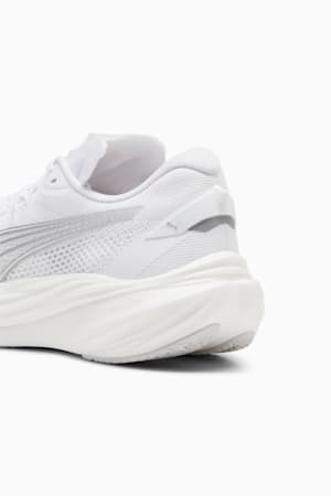 Deviate NITRO™ 3 Running Shoes Men, PUMA White-Feather Gray-PUMA Silver, extralarge-GBR