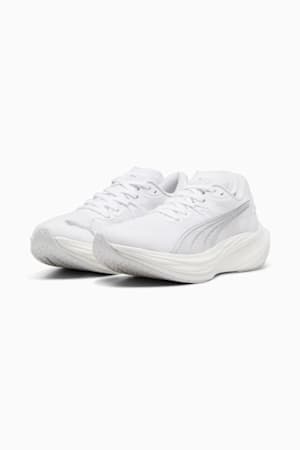 Deviate NITRO™ 3 Running Shoes Men, PUMA White-Feather Gray-PUMA Silver, extralarge-GBR