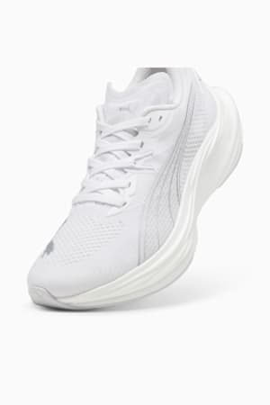 Deviate NITRO™ 3 Running Shoes Men, PUMA White-Feather Gray-PUMA Silver, extralarge-GBR