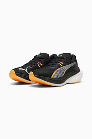 Deviate NITRO™ 3 Running Shoes Women, PUMA Black-Sunset Glow-Sun Stream, extralarge-GBR