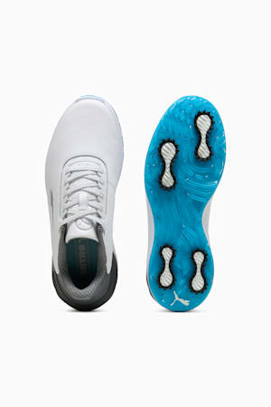 Phantomcat NITRO™+ Men's Golf Shoes, PUMA White-Slate Sky-Speed Blue, extralarge-GBR