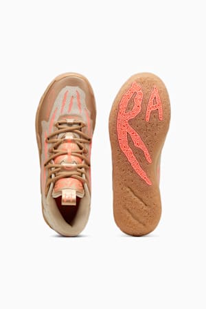 MB.03 CNY Basketball Shoes, PUMA Gold-Fluro Peach Pes, extralarge-GBR