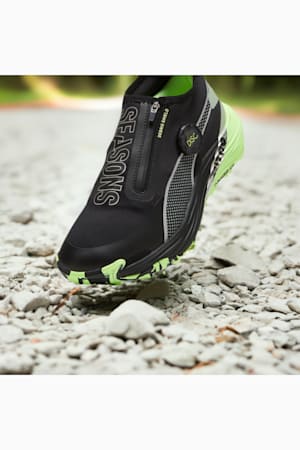 Voyage NITRO™ 3 Disc Trail Running Shoes Women, PUMA Black-Fizzy Apple-PUMA Silver, extralarge-GBR