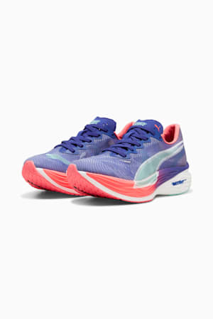 Deviate NITRO™ Elite 3 Running Shoes Women, Lapis Lazuli-Sunset Glow-Electric Peppermint, extralarge-GBR