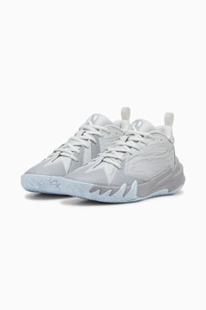 Scoot Zeros Grey Ice Youth Basketball Shoes, Silver Mist-Gray Fog, extralarge-GBR
