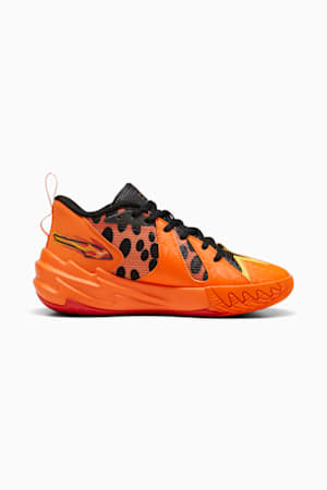 PUMA HOOPS x CHEETOS Scoot Zeros Youth Basketball Shoes, For All Time Red-Rickie Orange-Yellow Blaze-PUMA Black, extralarge-GBR