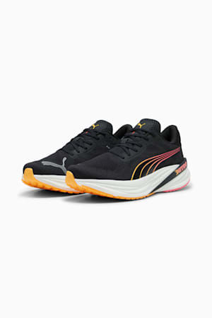Puma pumagility men's running shoes grey/black/silver top