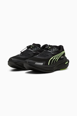 Deviate NITRO™ 3 WTR+ Running Shoes Women, Galactic Gray-PUMA Black-Fizzy Apple, extralarge-GBR