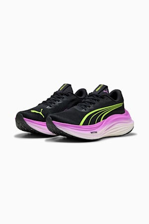 MagMax NITRO™ Running Shoes Women, PUMA Black-Yellow Alert, extralarge-GBR