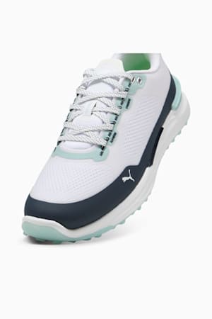 IGNITE Elevate X Golf Shoes Men, PUMA White-Deep Navy-Modern Mint, extralarge-GBR