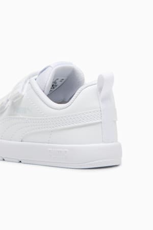 Courtflex V3 Sneakers Toddlers, PUMA White-PUMA White-Silver Mist, extralarge-GBR