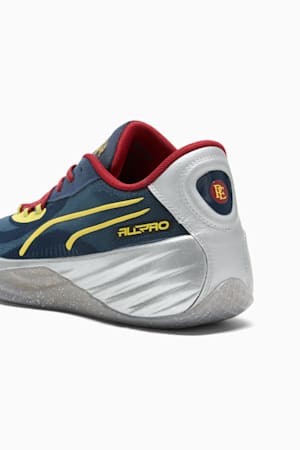 All-Pro NITRO™ Polar Express Basketball Shoes, Club Navy-Intense Red-Golden Fog-Yellow Blaze-Silver Mist, extralarge-GBR