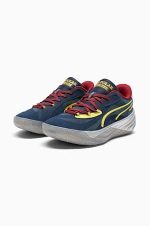 Puma red shoes zipper clearance